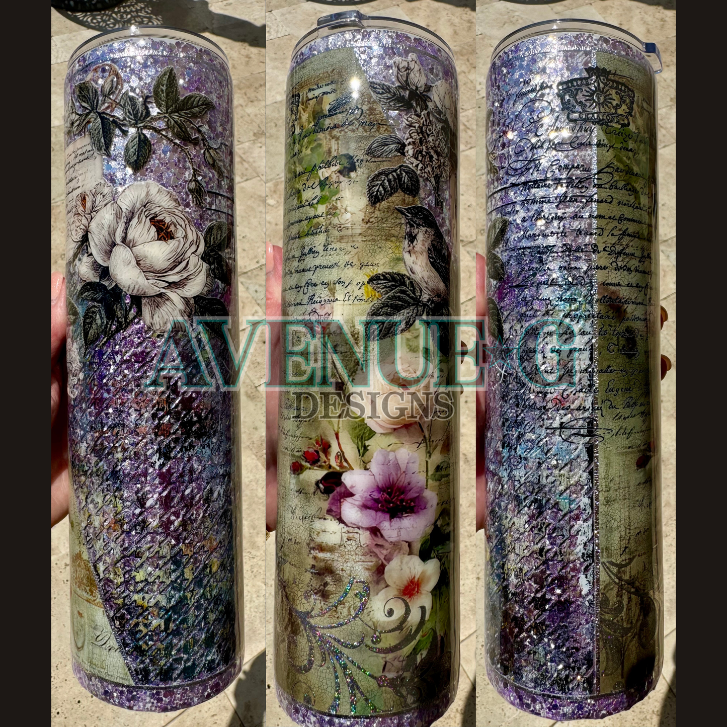 Purple/Green Deco Style