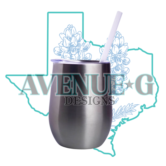 MTO {12 oz Wine Glass} Tumbler